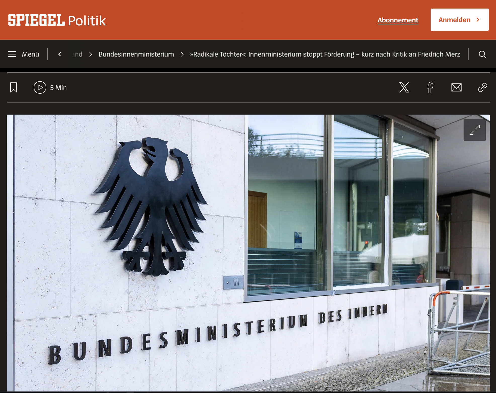 Deutschland: Innenministerium stoppt Förderung für Demokratieprojekt
